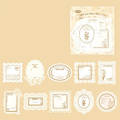 Белый 10 шт. 10 стили бумажной наклейки, самослипание, для чемодана, скейтборде, холодильник, шлем, оболочка мобильного телефона, белые, 130 мм, 1 шт / стиль