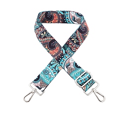 Платина Красочные нейлоновые брезентовые ремни для сумок, для замены сумочки или сумки через плечо, платина, 75~145x3.8 см