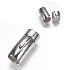 Нержавеющая Сталь Цвет Устойчивы к потускнению 304 байонетные застежки из нержавеющей стали, цвет нержавеющей стали, 32.5x14 мм, отверстие : 12 мм