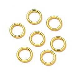 Матовый Золотой Цвет Сплавочные европейские бусины, кольцо, матовый золотой цвет, 8x1.5 мм, отверстие : 5.6 мм