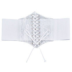 Белый Тканевый цепной ремень, с резинками, белые, 700x191x4 мм