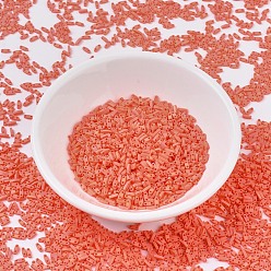 (QTL406FR) Matte Opaque Orange AB MIYUKI Quarter TILA Beads, Japanese Seed Beads, 2-Hole, (QTL406FR) Matte Opaque Orange AB, 5x1.2x1.9mm, Hole: 0.8mm, about 480pcs/bottle, 10g/bottle