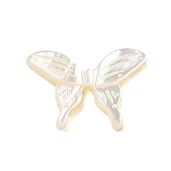 Белый Дым Натуральный белый бусы, бабочка, серый, 13x20x3 мм, отверстие : 1 мм