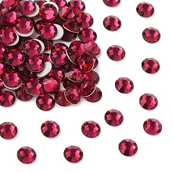 90110 Ruby Preciosa® maxima crystal без горячей фиксации плоские камни, чешский хрусталь, срыв твердой мозговой оболочки, круглый(438 11 615 шатон-роза), 90110 рубин, ss 10 (2.7~2.9 мм)