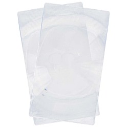 Прозрачный Увеличительное стекло Френеля с акриловой линзой, прозрачные, 25.2x14.5x0.15 см, 2 шт