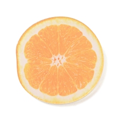 Orange Fridge Magnets Acrylic Decorations, Fruits, Orange, 37.7x4mm