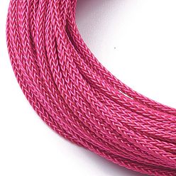 Ярко-Розовый Плетеный стальной трос, ярко-розовый, 2x2 мм, 10 м / рулон