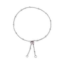 Нержавеющая Сталь Цвет Не тускнеет 304 изготовление браслета-слайдера из нержавеющей стали, цвет нержавеющей стали, 9-7/8 дюйм (25 см)