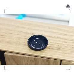 Морской Синий Миниатюрная пластина из сплава, окрашенная распылением, для кукольных аксессуаров, притворяющихся опорными украшениями, Marine Blue, 15x3 мм