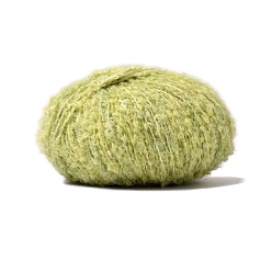 Зелено-Желтый Полиэфирная пряжа, для ткачества, вязание крючком, зеленый желтый, 1~2 мм, около 218.72 ярдов (200 м) / моток