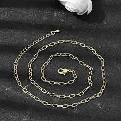 Настоящее золото 18K 3Мм латунные цепочки-цепочки для женщин, долговечный, стойки покрытие, без свинца и без кадмия, реальный 18 k позолоченный, 18.46 дюйм (46.9 см)