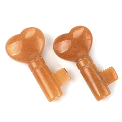 Топаз Нефрит Натуральный топаз, нефрит, резной исцеляющий ключевой камень в форме сердца, Украшения из камня с энергией Рейки, 37~40x22x10 мм