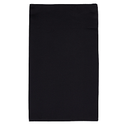 Black Women's Wedding Dresses Modesty Panel, Adjustable Panel Fit Satin for Formal Prom Dress, Black, 408~410x240~243x0.5~1mm