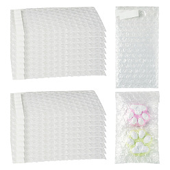 Прозрачный Пакеты из пузырчатой полиэтиленовой пленки, самоклеящиеся пузырчатые конверты, прямоугольные, прозрачные, 15.9x8x0.3 см, мешок: 13x8 см