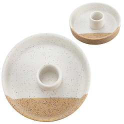 Белый Круглый керамический держатель для благовоний, печь для ароматерапии, домашний декор, белые, 110x35 мм