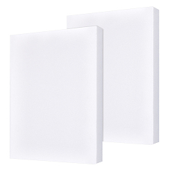 White XPS Craft Foam Board, Rectangle, White, 400x300x50mm