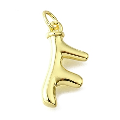 Настоящее золото 18K Латунные подвески, геометрический, долговечный, с целью перехода в кольце, без свинца и без кадмия, стойки покрытие, реальный 18 k позолоченный, 20x10x4 мм