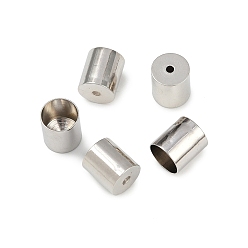 Платина Латуни мозг заканчивается, долговечный, стойки покрытие, колонка, платина, 8x7 мм, отверстие : 1.4 мм, внутренний диаметр: 6 мм