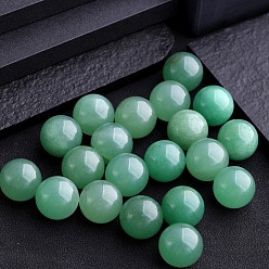 Зеленый Авантюрин Натуральные зеленые массажные камни авантюрин, круглые, 16 мм