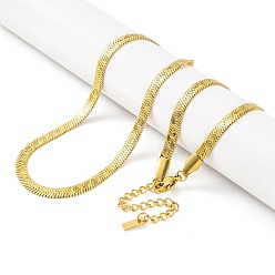 Настоящее золото 14K Ионное покрытие (ip) 304 ожерелья в виде змеиной цепи из нержавеющей стали для женщин, реальный 14 k позолоченный, 16.14 дюйм (41 см)