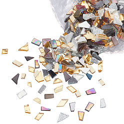 (52) Непрозрачная лаванда 291шт 3цвета фарфоровая мозаичная плитка, для поделок из мозаики своими руками, рамы для картин, самородки, разноцветные, 15x15x4.5 мм, 97 шт / цвет