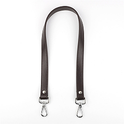 Коричневый Ремни сумки из искусственной кожи, с металлической поворотной застежкой, для аксессуаров для замены сумок, кофе, 62x1.8 см