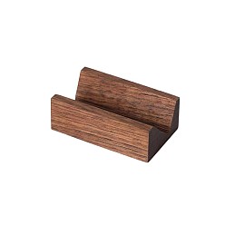 Coconut Brown 1 Slot Wood Ring Organizer Display Stands, Jewelry Storage for Ring Showing, Coconut Brown, 3.5x5.5x2cm