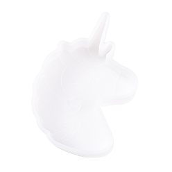 Единорог Силиконовые формы для свечей в виде животных, для освежителей воздуха, единорог, 148x106x31 мм, внутренний диаметр: 140x92 мм
