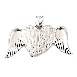 Wing Тибетский сплав стиля большие кулоны, винтажные аксессуары своими руками, крыло, 42x80x4 мм, отверстие : 5 мм