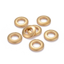 Golden 304 Stainless Steel Linking Rings, Rings, Golden, 11x2mm, Inner Diameter: 6mm