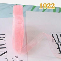 Pink Ленты из полиэстера с рюшами, для банта, орнамент одежды, розовые, 5/8 дюйм (15 мм), около 40.46 ярдов (37 м) / рулон