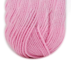 Perle rosa Garn aus Acrylfasern, zum Weben, Stricken & Häkeln, Perle rosa, 2 mm, ca. 114.83 Yards (105 m)/Knüll