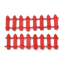 (123L) Белый крем непрозрачный блеск Миниатюрный сказочный садовый забор, DIY деревянный штакетник мини-орнамент для кукольного домика, декоративное ограждение для дачи или декора дома, огнеупорный кирпич, 101~110x28~29x4.5~5 мм