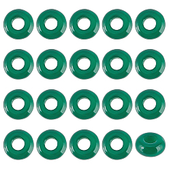 Малайский Нефрит 20 шт. окрашенных натуральных малазийских нефритовых бусин европейского происхождения, рондель, бусины с большим отверстием, 10x5 мм, отверстие : 4 мм, около 10 шт / упаковка