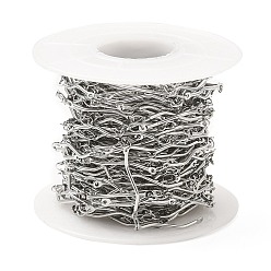 Нержавеющая Сталь Цвет Не тускнеют 304 цепи из нержавеющей стали, цвет нержавеющей стали, 56x45.5 мм