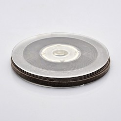 Седло Коричневый Полиэстер бархат лента для упаковки подарка и украшения празднества, седло коричневый, 1/4 дюйм (7 мм), о 70yards / рулон (64 м / рулон)