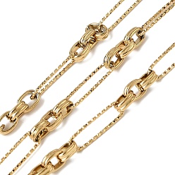 Золотой 304 цепи овальные из нержавеющей стали, несварные, с катушкой, золотые, ссылка: 20x5x1мм и 7x5x2.5мм