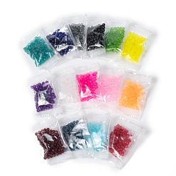 (52) Непрозрачная лаванда 18 цветные прозрачные стеклянные шарики, для изготовления украшений из бисера, матовые, круглые, разноцветные, 4 мм, Отверстие: 1.3~1.6 мм, о 100 шт / цвет, 18 цветов, 1800 шт / комплект