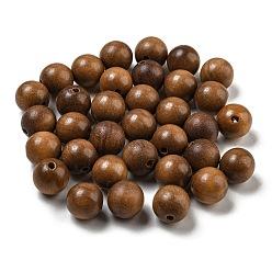 Сиена Деревянные бусины, неокрашенными, круглые, цвет охры, 8 мм, Около 1730 шт / 500 г