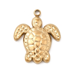 Turtle 304 подвески из нержавеющей стали, коллекция океана, ионное покрытие (ip), черепаха, 18x15x3 мм, отверстие : 1.5 мм