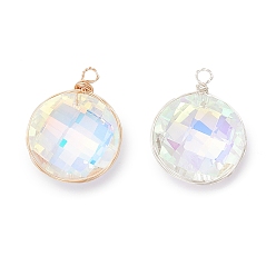 (52) Непрозрачная лаванда Паллой-jf03764, разноцветные, 25x18.5~19x7.5 мм, отверстие : 2.5 мм