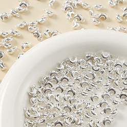 Луна Талисман из сплава, серебряные, луна, 9x6x2 мм