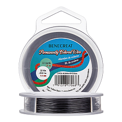 Electrophoresis Black Круглая медная проволока, электрофорез черный, 22 датчик, 0.6 мм, около 20 м / рулон