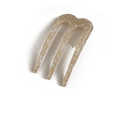 Светло-серый Расчески для волос из ацетата целлюлозы (смола), для женщин и девушек, светло-серый, 80 мм