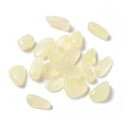 Jade Nouveau Nouvelles perles de jade naturelles, pas de trous / non percés, nuggets, 17~28x11.5~16x8.5~11.5mm, environ90 pcs / 500 g