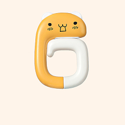 Змея Пластиковый крючок для школьной сумки, Портативная вешалка для сумок без перфорации со стороны стола, Подвесная сумка для офиса и школьного стола, змея, 75x50 мм