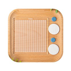 Прозрачный Папки с текстурой листа акрилом и тиснением, вогнуто-выпуклые трафареты для тиснения, инструмент для изготовления сережек из глины, прозрачные, 118x112 мм