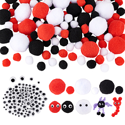 (52) Непрозрачная лаванда Наборы для изготовления кукол своими руками, включая пряжу, искусственный мех лисы и помпоны из волокон, а также пластиковые кабошоны для поделок, разноцветные, 25 мм