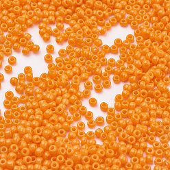 (42D) Opaque Light Orange TOHO Round Seed Beads, Japanese Seed Beads, (42D) Opaque Light Orange, 11/0, 2.2mm, Hole: 0.8mm, about 50000pcs/pound