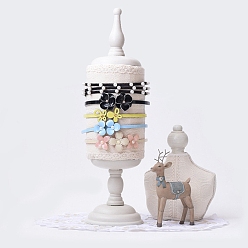 Белый Держатели для кружевных повязок из пвх, стеллаж для хранения ювелирных изделий, белые, 12.5x46.5 см